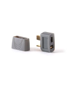Covered Deans Style T Plug - Female